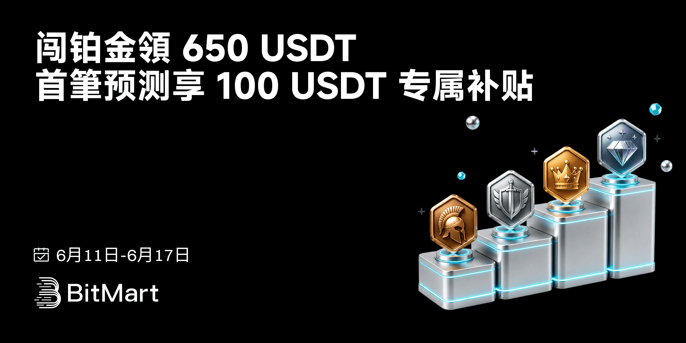 Hit Platinum for 650 USDT